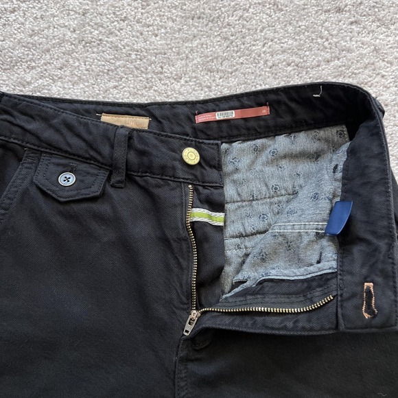 Anthropologie Pilcro Skipper Black Wide Leg High Rise 25 Denim Jeans - Picture 5 of 15